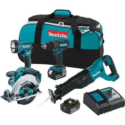 Makita 8V LXT Lithium-Ion Cordless 4-Piece Combo Kit (3.0Ah)