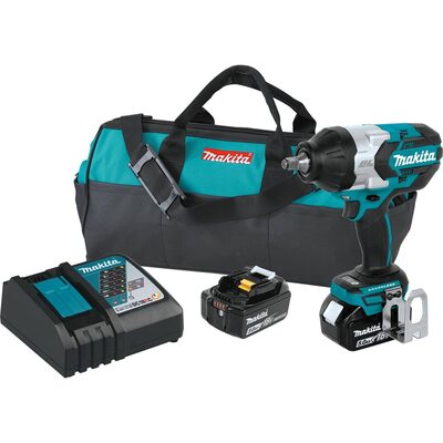 Makita 18V High Torque 1/2" Sq. Impact Wrench Kit