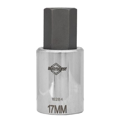 Mayhew Mayhew 17 M Metric Hex Short Insert Socket Bit, 1/2-Inch Drive