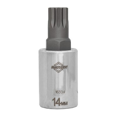 Mayhew Mayhew 14 MM Triple Square Short Insert Socket Bit, 1/2-Inch Drive