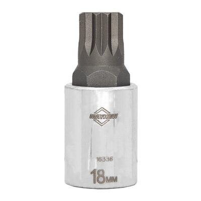 Mayhew Mayhew 18 MM Triple Square Short Insert Socket Bit, 1/2-Inch Drive