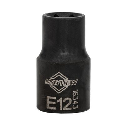 Mayhew Mayhew E12 Inverted Torx&reg; Socket Bit, 3/8-Inch Drive