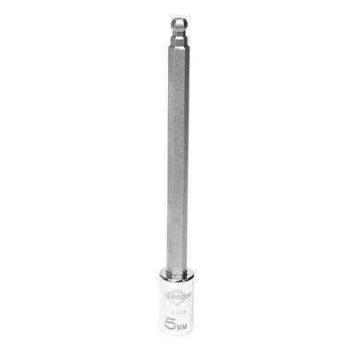Mayhew Mayhew 5 MM Metric Ball Hex Medium Insert Socket Bit, 1/4-Inch Drive