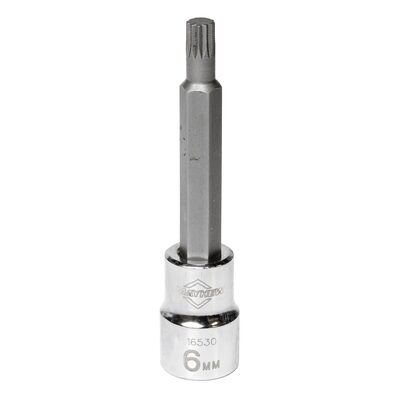 Mayhew Mayhew 6 MM Triple Square Medium Insert Socket Bit, 3/8-Inch Drive