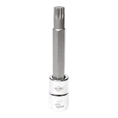 Mayhew Mayhew 12 M Triple Square Medium Insert Socket Bit, 1/2-Inch Drive