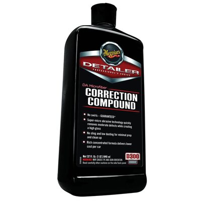 Meguiar's Automotive D300 Detailer DA Microfiber Correction Compound, 32 oz.