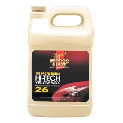 Meguiar's Automotive M26 Mirror Glaze Hi-Tech Yellow Wax, 1 Gallon