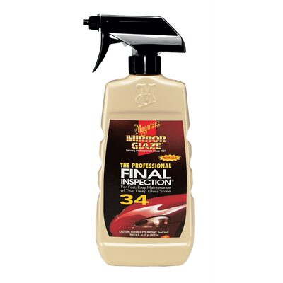 Meguiar's Automotive M34 Mirror Glaze Final Inspection, 16 oz.