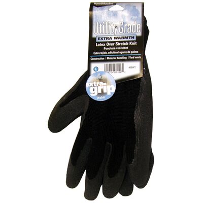 Magid Glove & Safety GLV XXL BLK 1PR LATEX COATPLM KNIT