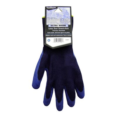 Magid Glove & Safety GLV MED BLU 1PR LATEX COATPLM KNIT
