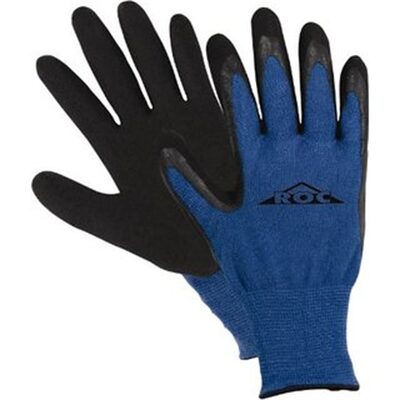 Magid Glove & Safety ROC, BLUE BAMBOO SHELL, BLACK LATEX PALM