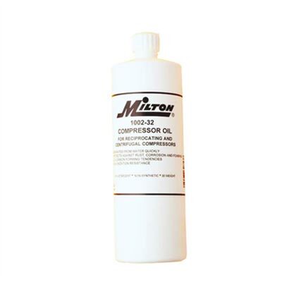 Milton Industries Compressor Oil, 32oz., Flip Top