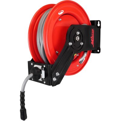 Milton 1/4-inch x 50-feet All-In-One Pressure Washer Hose Reel (poly braided hose)