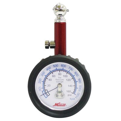 Milton Industries Dial Tire Gage 0-160 PSI