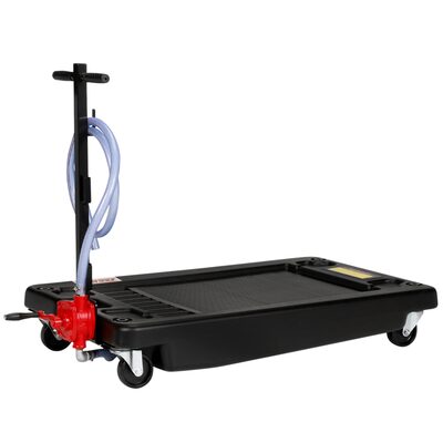 Zeeline by Milton 17-Gallon Poly Low-Profile Oil Drain w/ Manual Evacuation Pump