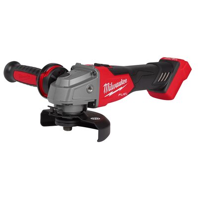 Milwaukee Tool M18 FUEL 4-1/2" / 5" Braking Grinder Slide Switch, Lock-On