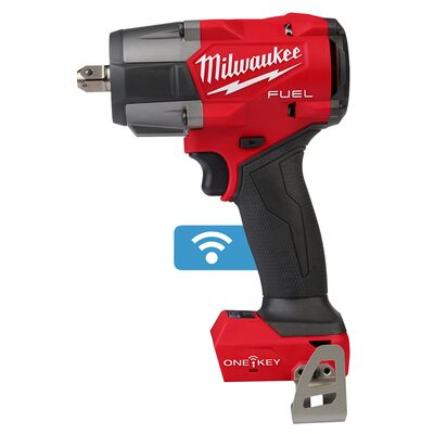 Milwaukee Tool M18 FUEL 1/2 Inch Controlled Mid-Torque Impact Wrench w/ TORQUE-SENSE, Pin Detent