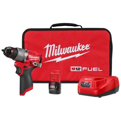 Milwaukee Tool M12 FUEL 1/2 Hammer Drill/Driver Kit