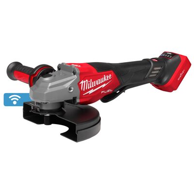 Milwaukee Tool M18 FUEL 4-1/2 Inch-7 Inch Variable Speed Braking Grinder, Paddle Switch w/ ONE-KEY