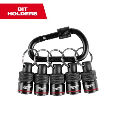 Milwaukee Tool 5 Piece Bit Holder with Carabiner