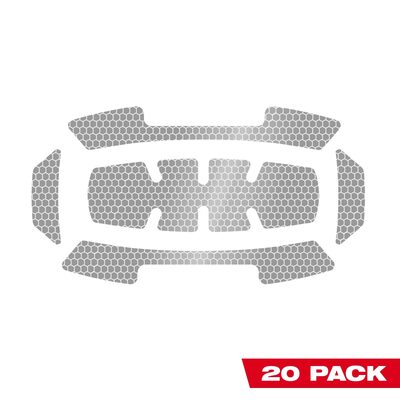 Milwaukee Tool 20 PACK 5PC BOLT Reflective Sticker Set - Silver