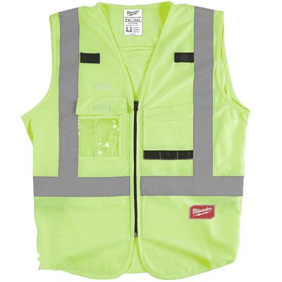 Milwaukee Tool Hi Vis Yellow Safety Vest-S/M (CSA)