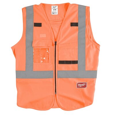 Milwaukee Tool Hi Vis Orange Safety Vest-S/M (CSA)