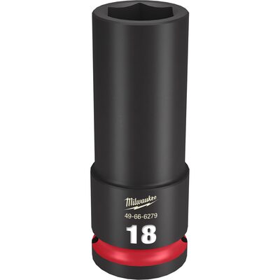 Milwaukee Tool SHOCKWAVE Impact Duty  1/2"Drive 18MM Deep 6 Point Socket