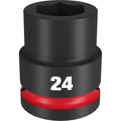 Milwaukee Tool SHOCKWAVE Impact Duty  3/4"Drive 24MM Standard 6 Point Socket