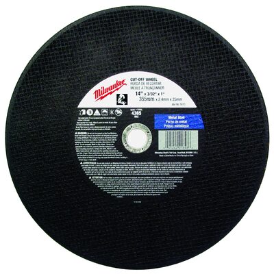 Milwaukee Tool 12" x 3/32" x 1" Cut-Off Wheel (Type 1)