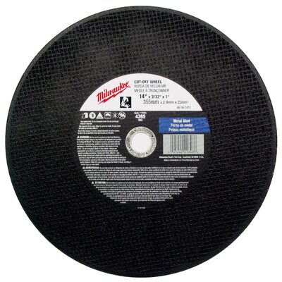 Milwaukee Tool 12" x 1/8" x 20mm Cut-Off Wheel (Type 1)