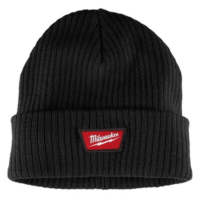 Milwaukee Tool Rib-Knit Cuffed Beanie - Black