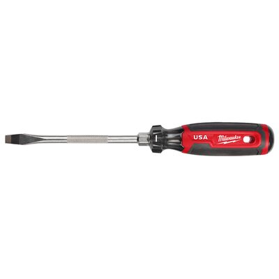 Milwaukee Tool 5/16" Slotted 6" Cushion Grip Screwdriver (USA)