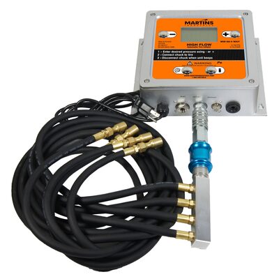 Martins Industries AUTOMATIC TIRE INFLATOR HIGH FLOW 145PSI X 4 OUTLE