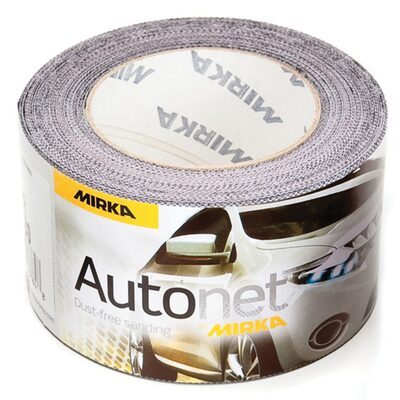 Mirka Abrasives Autonet AE570320 AE Series Grip-On Sanding Sheet Roll, 2-3/4 in W x 33 ft L, P320 Grit