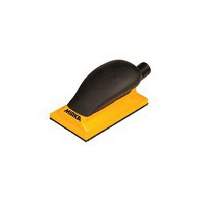 Mirka Abrasives MVHB35 Hand Sanding Block, 70 mm W x 125 mm L, Hook and Loop Attachment