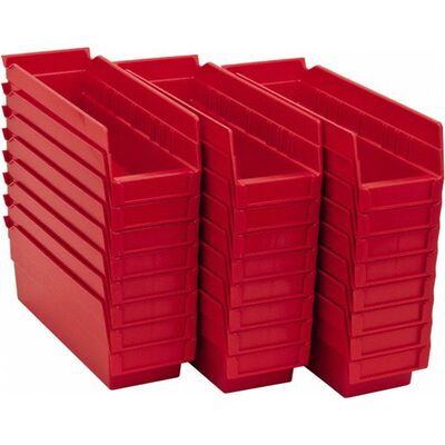 Msc Industrial Supply 4-1/8" Wide x 11-5/8" Deep x 4" High Hopper Shelf Bin