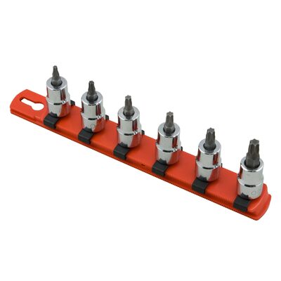 Martin Tools SKT SET 3/8 TORX BIT 6PC Clip