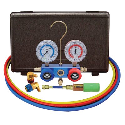 Mastercool Aluminum manifold 134A gauge set w/ 60" hoses