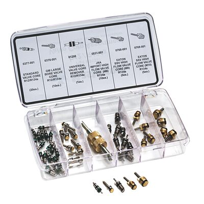 Mastercool VALVE CORE ASSORTMENT R12/R134A