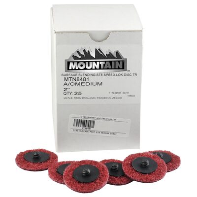 Mountain DISC SURFACE PREP 2IN MEDIUM 25BOX