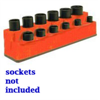 Mechanic's Time Savers SOC HOL 3/8 IMP ORANGE SOLAR MAGBASE