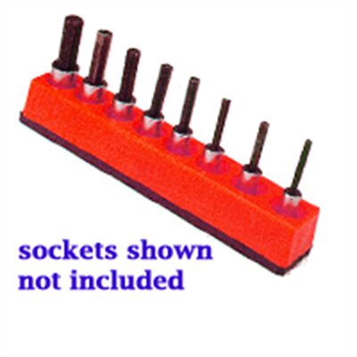 Mechanic's Time Savers SOC HOL 3/8U MAG R RED