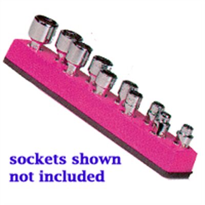 Mechanic's Time Savers SOC HOL 1/4U MAG PINK HOT