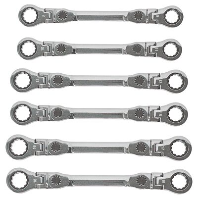 Mechanic's Time Savers 6 Pc  Indexing& flexing  Wrench Set - sizes 8-19mm