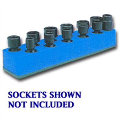 Mechanic's Time Savers SOC HOL 3/8U IMP BLUE NEON MAG BASE