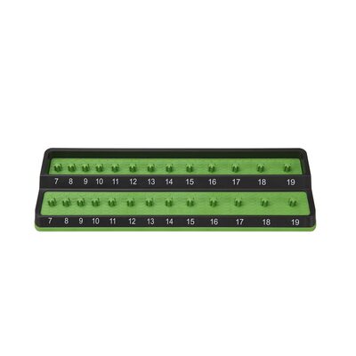 Mechanic's Time Savers 3/8" Metric Peg Socket Holder - Green