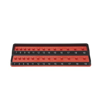 Mechanic's Time Savers 3/8" Metric Peg Socket Holder - Red