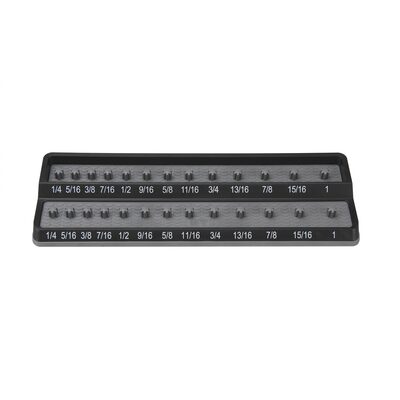 Mechanic's Time Savers 3/8" SAE Peg Socket Holder - Gray