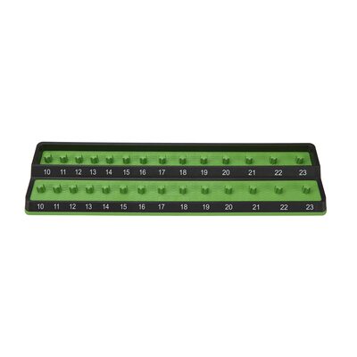 Mechanic's Time Savers 1/2" Metric Peg Socket Holder - Green